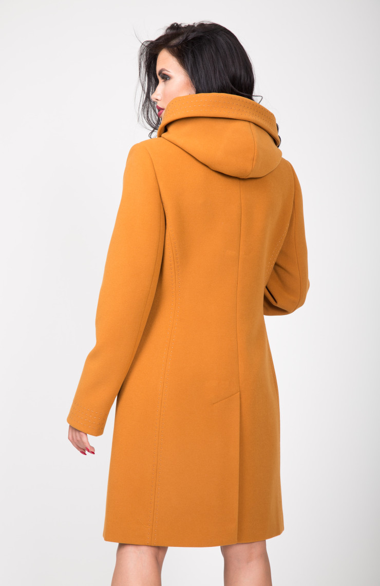 Пальто 2-549/9 Осеннее золото