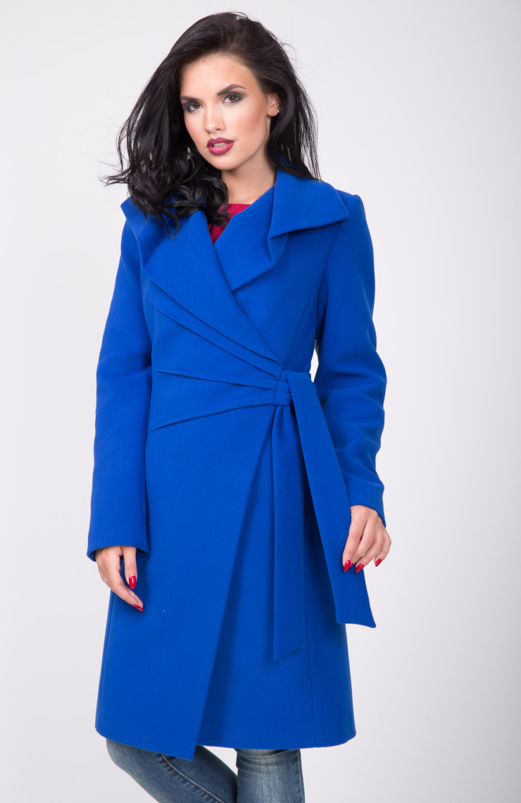 Пальто 2-578/9 Ультрамарин