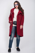 Пальто 2-579L Вишневый