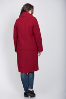 Пальто 2-579L Вишневый