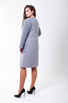 Пальто 2-598 Светло-серый2