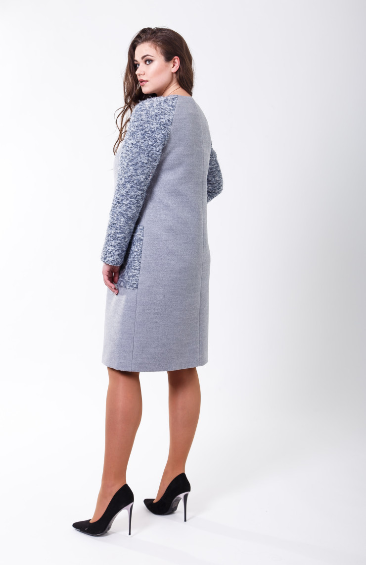 Пальто 2-598 Светло-серый2