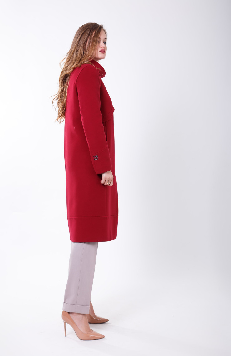 Пальто 2-601/9 Вишневый
