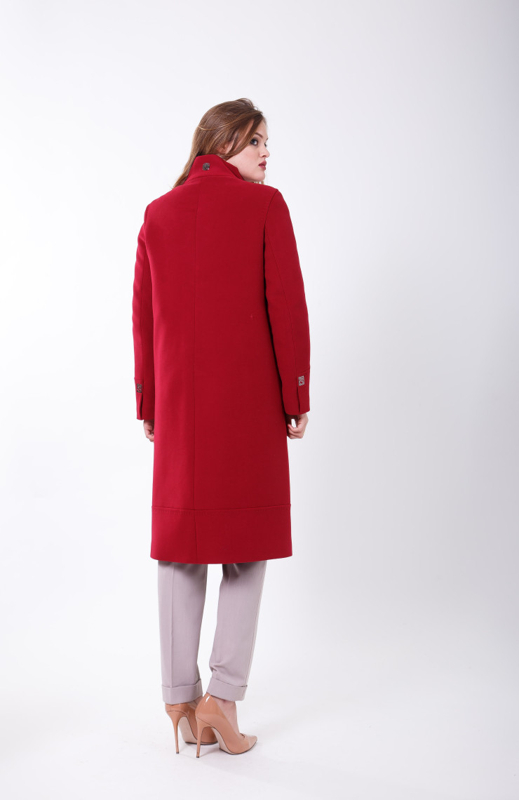 Пальто 2-601/9 Вишневый