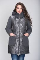 Плащ 4-017 Жаккард Цветок