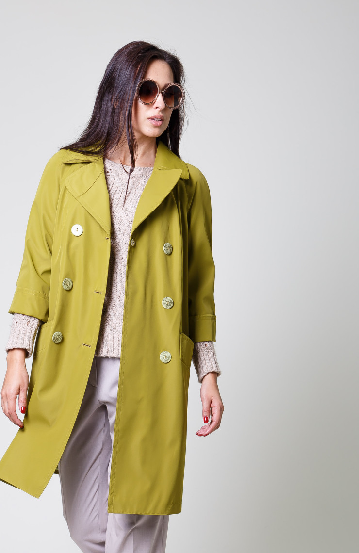 Плащ 4-028 Оливковый