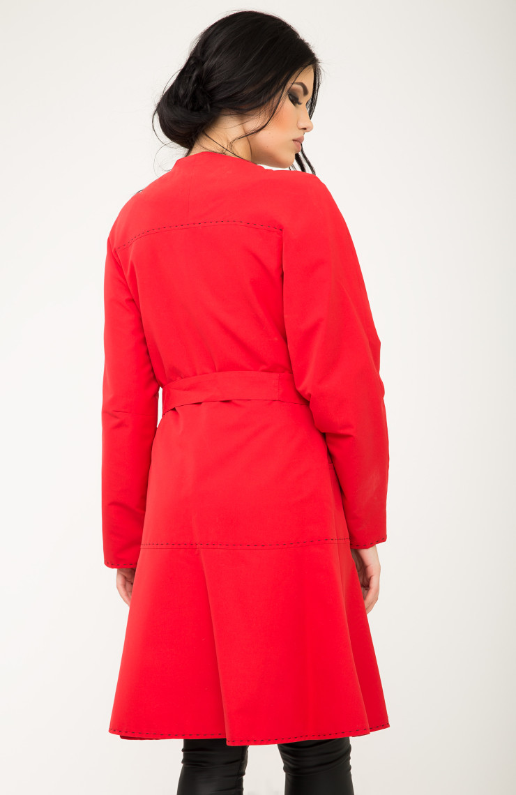 Плащ 4-080 Красный