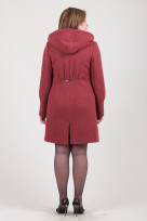 Пальто 9-034 Терракот