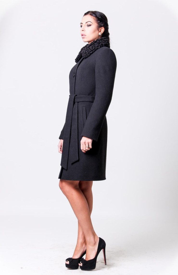 Пальто 9-052 Черный