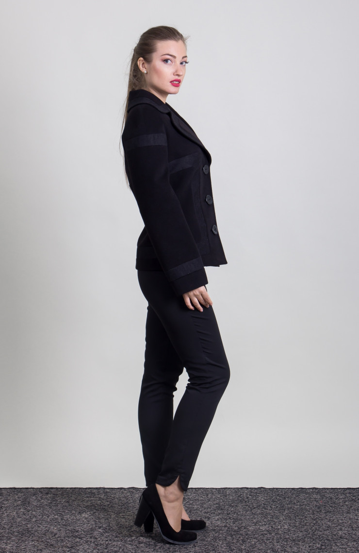 Пальто 9-268 Черный