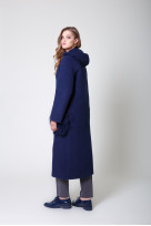 Пальто 1-115IT Темно-синий