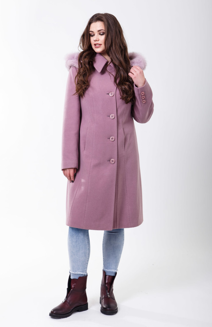 Пальто 10-43 Сиреневый