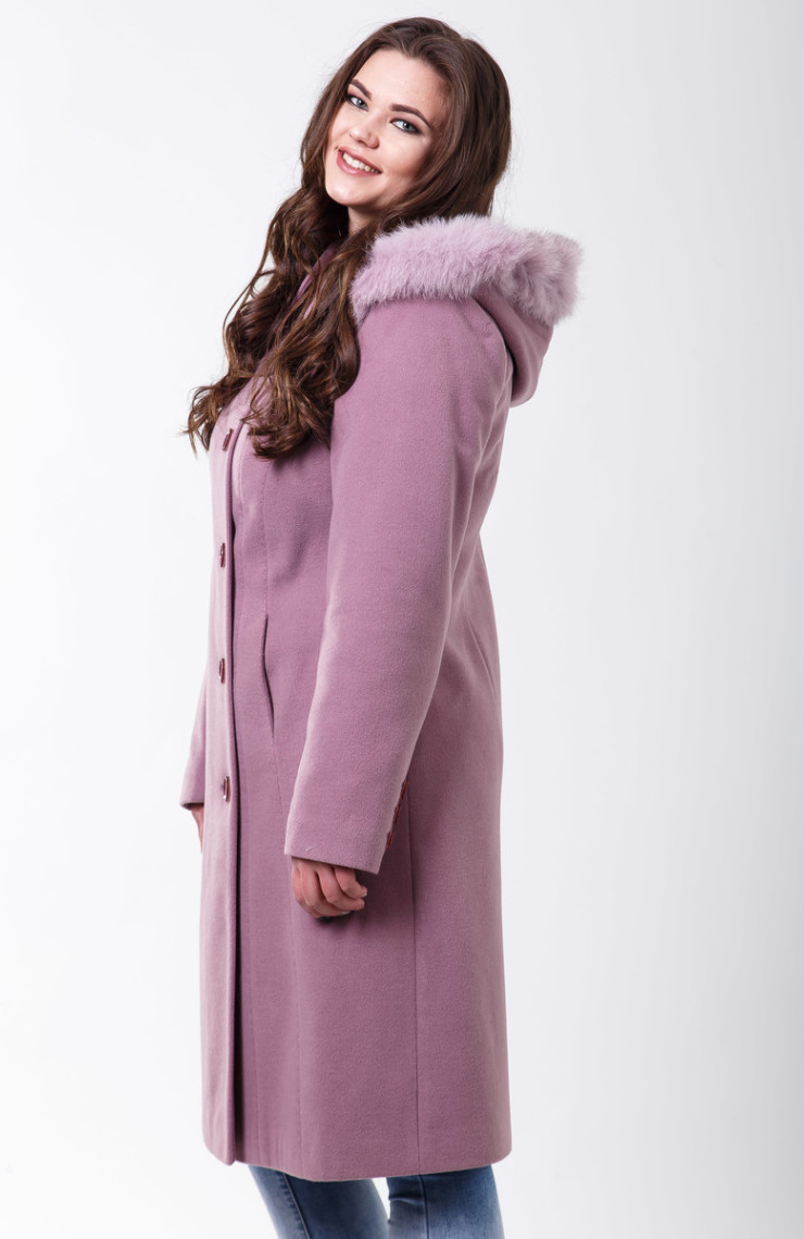 Пальто 10-43 Сиреневый
