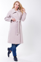 Пальто 2-291 Дымчато розовый
