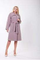 Пальто 2-291 Холодный бежевый