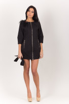 Пальто 2-285 Черный