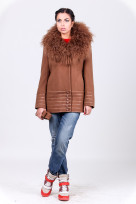 Пальто 1-048 Корица