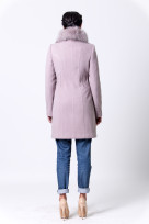 Пальто 1-062 Розовый зефир