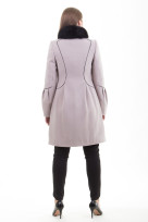 Пальто 1-083 Светло-бежевый