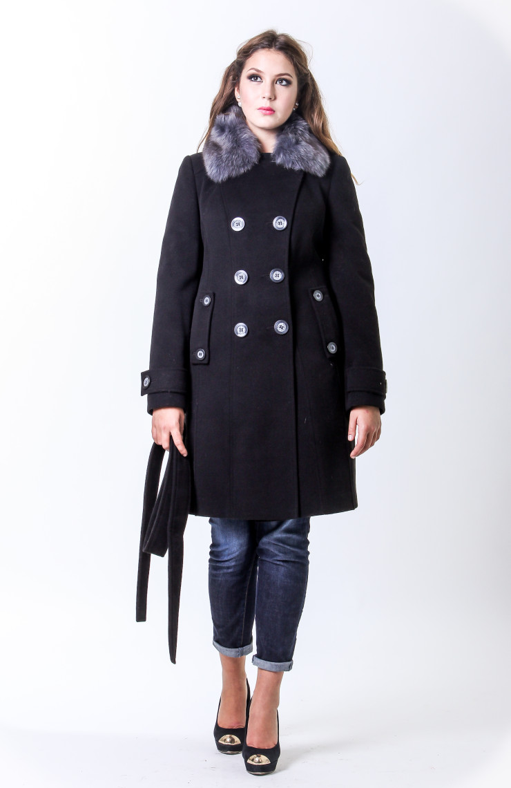 Пальто 10-24 Черный
