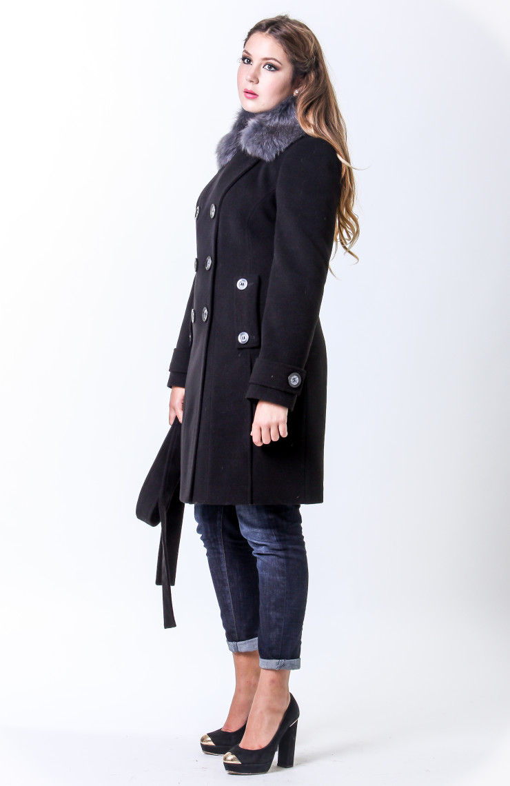 Пальто 10-24 Черный