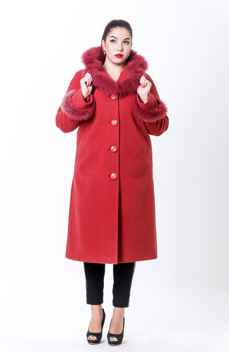 Пальто 10-50 Кораловый