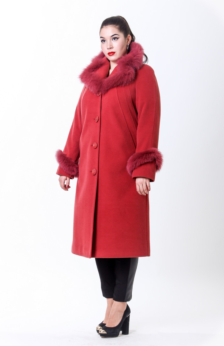 Пальто 10-50 Кораловый