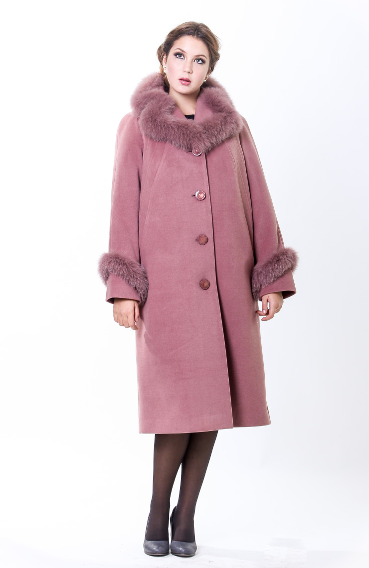 Пальто 10-50 Темная пыльная роза