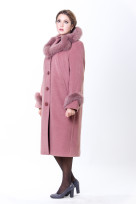 Пальто 10-50 Темная пыльная роза