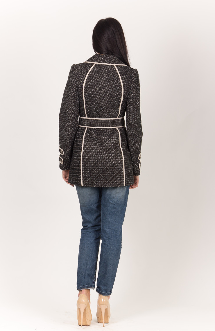 Пальто 2-245 Черный