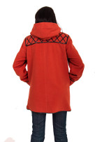 Пальто 2-259 Червоное золото