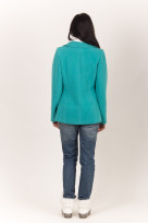 Пальто 2-226 Бирюзовый