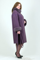 Пальто 1-071 Фиолетовый