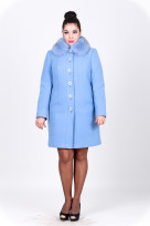 Пальто 10-12 Голубой