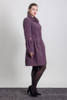 Пальто 9-183 Черный жемчуг