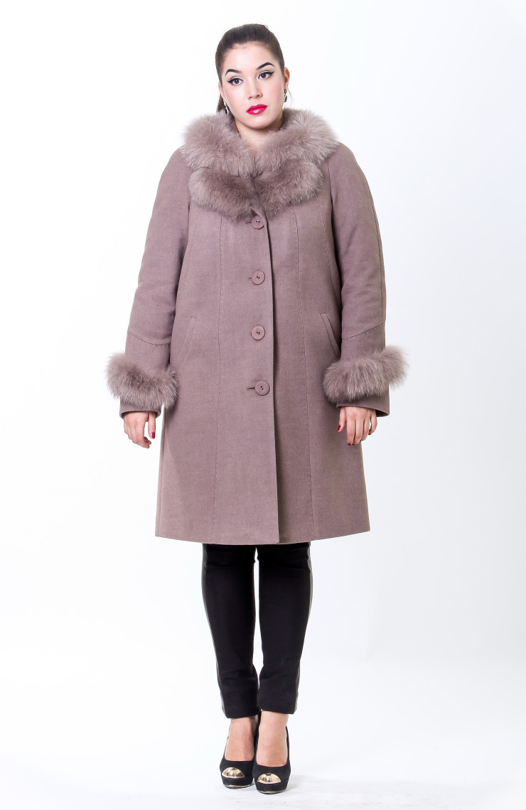 Пальто 1-082 Какао