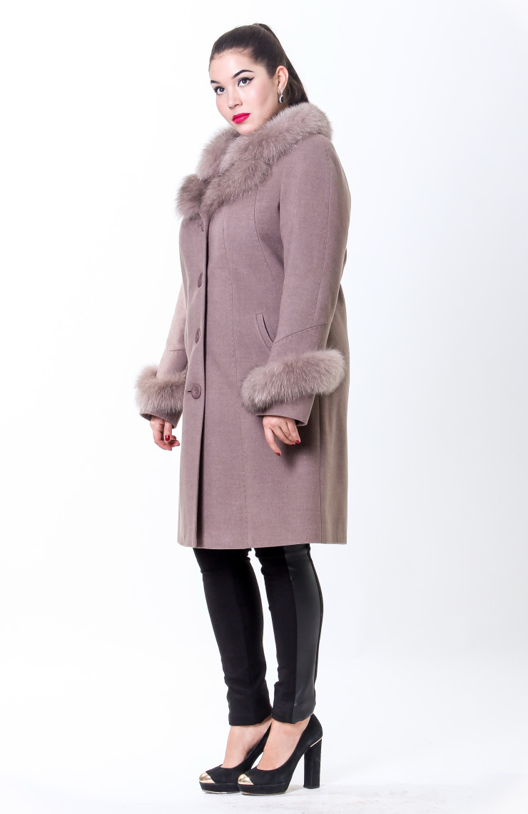 Пальто 1-082 Какао