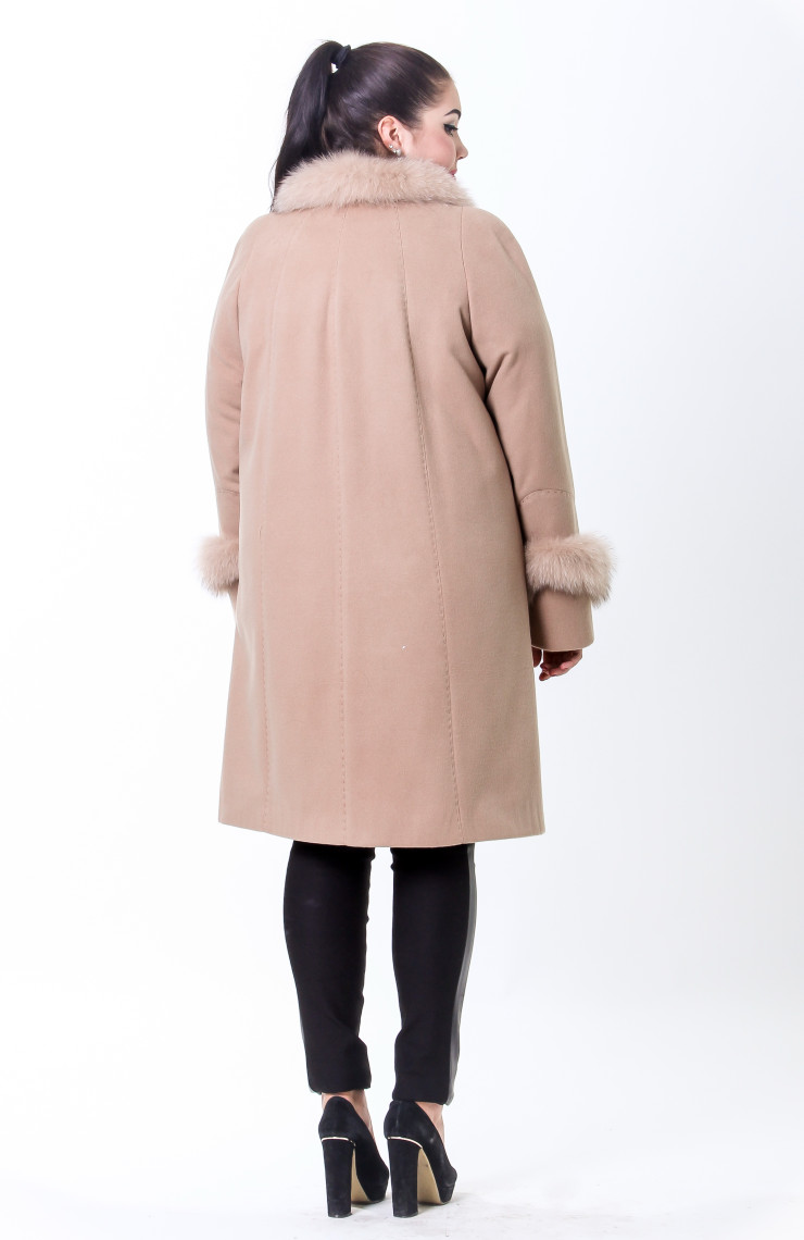 Пальто 1-082 Карамель