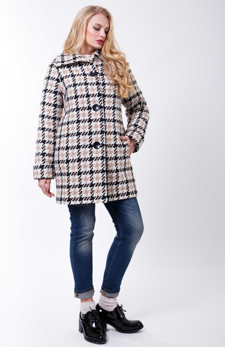 Пальто 2-018 Рыжий