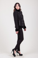 Пальто 1-003 Черный