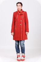 Пальто 1-072 Светло-терракотовый