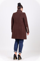 Пальто 1-072 Горький шоколад
