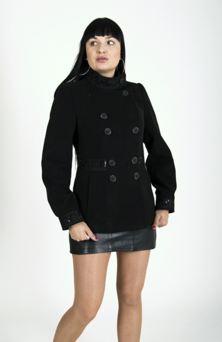 Пальто 9-307 Черный