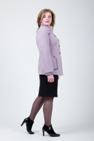 Пальто 9-318 Пепельно-розовый