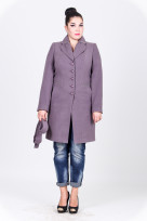 Пальто 2-324 Черный жемчуг