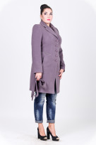 Пальто 2-324 Черный жемчуг