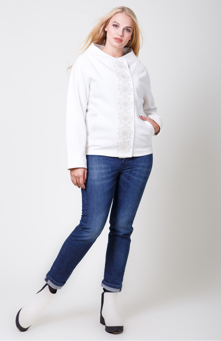 Пальто 2-348 Белый