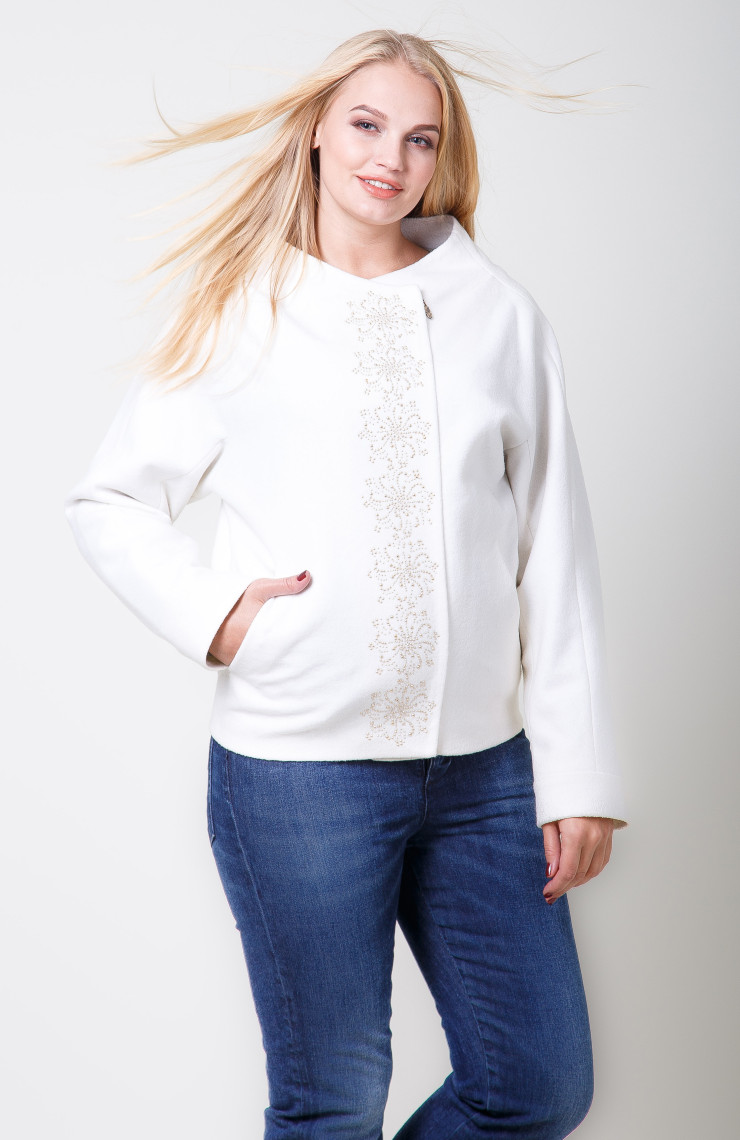 Пальто 2-348 Белый