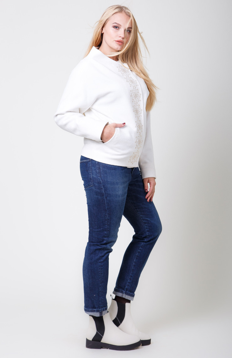 Пальто 2-348 Белый