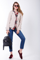 Пальто 2-317К Светло-бежевый